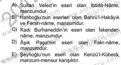 Türk Edebiyatının Mitolojik Kaynakları Dersi 2012 - 2013 Yılı (Vize) Ara Sınav Soruları 19. Soru