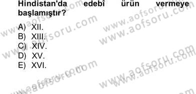 Türk Edebiyatının Mitolojik Kaynakları Dersi 2012 - 2013 Yılı (Vize) Ara Sınav Soruları 2. Soru