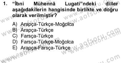 Türk Edebiyatının Mitolojik Kaynakları Dersi 2012 - 2013 Yılı (Vize) Ara Sınav Soruları 9. Soru