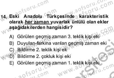 Türk Edebiyatının Mitolojik Kaynakları Dersi 2013 - 2014 Yılı (Vize) Ara Sınav Soruları 10. Soru