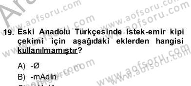 Türk Edebiyatının Mitolojik Kaynakları Dersi 2013 - 2014 Yılı (Vize) Ara Sınav Soruları 14. Soru