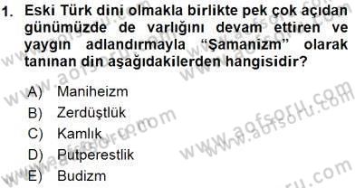 Türk Edebiyatının Mitolojik Kaynakları Dersi 2015 - 2016 Yılı (Vize) Ara Sınav Soruları 1. Soru
