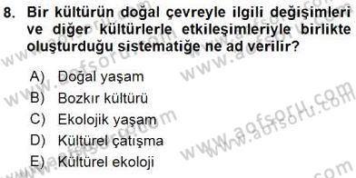 Türk Edebiyatının Mitolojik Kaynakları Dersi 2015 - 2016 Yılı (Vize) Ara Sınav Soruları 8. Soru