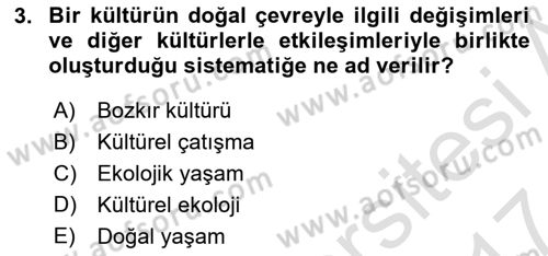 Türk Edebiyatının Mitolojik Kaynakları Dersi 2016 - 2017 Yılı (Final) Dönem Sonu Sınav Soruları 3. Soru