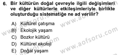 Türk Edebiyatının Mitolojik Kaynakları Dersi 2021 - 2022 Yılı (Vize) Ara Sınav Soruları 6. Soru