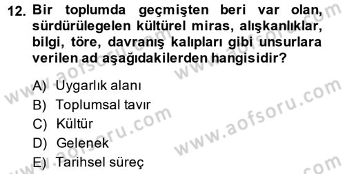 Cumhuriyet Dönemi Türk Şiiri Dersi 2014 - 2015 Yılı Tek Ders Sınav Soruları 12. Soru