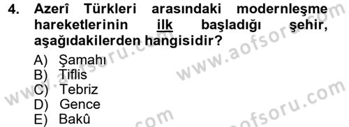 Çağdaş Türk Edebiyatları 1 Dersi 2012 - 2013 Yılı (Vize) Ara Sınav Soruları 4. Soru