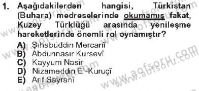 Çağdaş Türk Edebiyatları 1 Dersi 2012 - 2013 Yılı Tek Ders Sınav Soruları 1. Soru