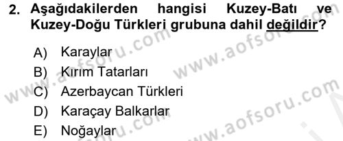 Çağdaş Türk Edebiyatları 1 Dersi 2017 - 2018 Yılı (Final) Dönem Sonu Sınav Soruları 2. Soru