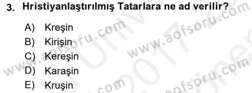 Çağdaş Türk Edebiyatları 1 Dersi 2017 - 2018 Yılı (Final) Dönem Sonu Sınav Soruları 3. Soru