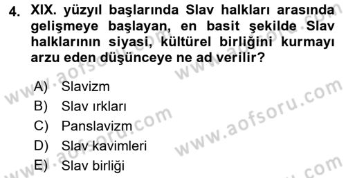 Çağdaş Türk Edebiyatları 1 Dersi 2019 - 2020 Yılı (Final) Dönem Sonu Sınav Soruları 4. Soru