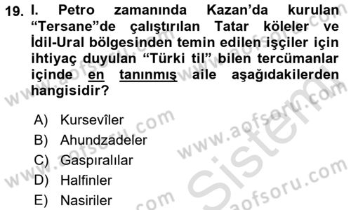 Çağdaş Türk Edebiyatları 1 Dersi 2021 - 2022 Yılı Yaz Okulu Sınav Soruları 19. Soru