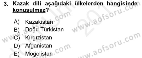 Çağdaş Türk Edebiyatları 2 Dersi 2017 - 2018 Yılı 3 Ders Sınav Soruları 3. Soru
