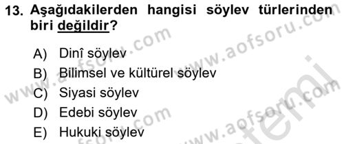 Cumhuriyet Dönemi Türk Nesri Dersi 2023 - 2024 Yılı (Final) Dönem Sonu Sınav Soruları 13. Soru