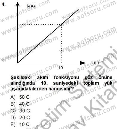 Devre Analizi Dersi 2013 - 2014 Yılı (Vize) Ara Sınav Soruları 4. Soru