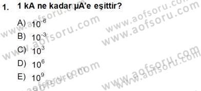 Devre Analizi Dersi 2013 - 2014 Yılı (Final) Dönem Sonu Sınav Soruları 1. Soru