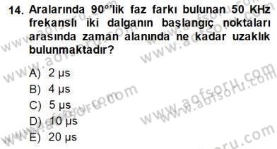 Devre Analizi Dersi 2013 - 2014 Yılı (Final) Dönem Sonu Sınav Soruları 14. Soru