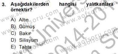 Devre Analizi Dersi 2014 - 2015 Yılı (Final) Dönem Sonu Sınav Soruları 3. Soru