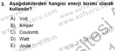 Devre Analizi Dersi 2015 - 2016 Yılı (Vize) Ara Sınav Soruları 3. Soru