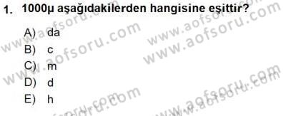 Devre Analizi Dersi 2015 - 2016 Yılı (Final) Dönem Sonu Sınav Soruları 1. Soru