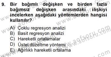 Enerji Yönetimi ve Politikaları Dersi 2012 - 2013 Yılı (Final) Dönem Sonu Sınav Soruları 9. Soru
