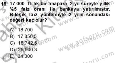 Enerji Yönetimi ve Politikaları Dersi 2014 - 2015 Yılı (Vize) Ara Sınavı 18. Soru