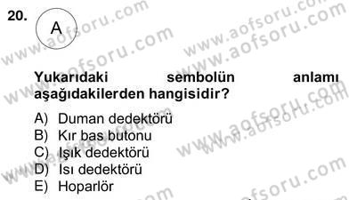 Elektrik Tesisat Planları Dersi 2012 - 2013 Yılı (Vize) Ara Sınav Soruları 20. Soru