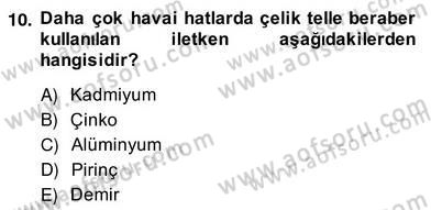 Elektrik Tesisat Planları Dersi 2013 - 2014 Yılı (Vize) Ara Sınav Soruları 10. Soru