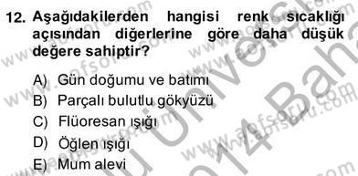 Elektrik Tesisat Planları Dersi 2013 - 2014 Yılı (Vize) Ara Sınav Soruları 12. Soru