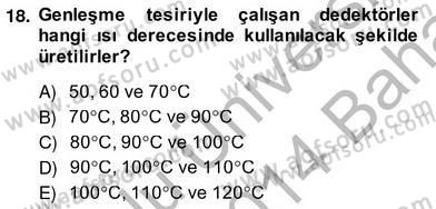 Elektrik Tesisat Planları Dersi 2013 - 2014 Yılı (Vize) Ara Sınav Soruları 18. Soru
