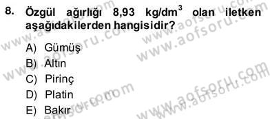Elektrik Tesisat Planları Dersi 2013 - 2014 Yılı (Vize) Ara Sınav Soruları 8. Soru