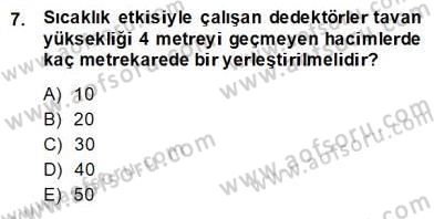 Elektrik Tesisat Planları Dersi 2013 - 2014 Yılı (Final) Dönem Sonu Sınav Soruları 7. Soru