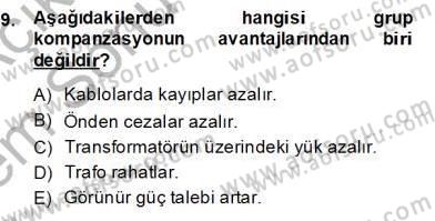 Elektrik Tesisat Planları Dersi 2013 - 2014 Yılı (Final) Dönem Sonu Sınav Soruları 9. Soru