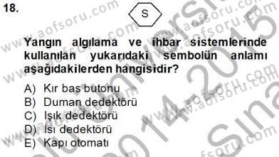 Elektrik Tesisat Planları Dersi 2014 - 2015 Yılı (Vize) Ara Sınav Soruları 18. Soru