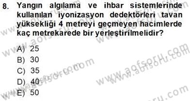 Elektrik Tesisat Planları Dersi 2014 - 2015 Yılı (Final) Dönem Sonu Sınav Soruları 8. Soru