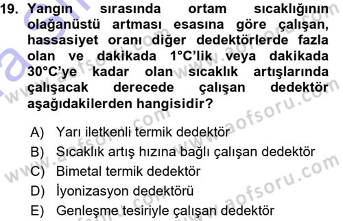 Elektrik Tesisat Planları Dersi 2015 - 2016 Yılı (Vize) Ara Sınav Soruları 19. Soru