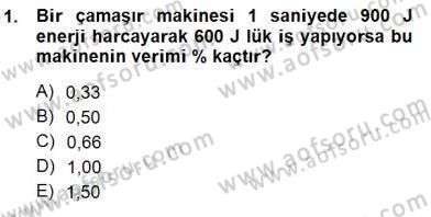 Geleneksel Enerji Kaynakları Dersi 2012 - 2013 Yılı (Final) Dönem Sonu Sınav Soruları 1. Soru