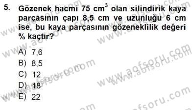 Geleneksel Enerji Kaynakları Dersi 2012 - 2013 Yılı (Final) Dönem Sonu Sınav Soruları 5. Soru
