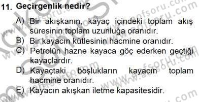 Geleneksel Enerji Kaynakları Dersi 2013 - 2014 Yılı (Final) Dönem Sonu Sınav Soruları 11. Soru