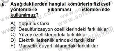 Geleneksel Enerji Kaynakları Dersi 2014 - 2015 Yılı (Final) Dönem Sonu Sınav Soruları 6. Soru