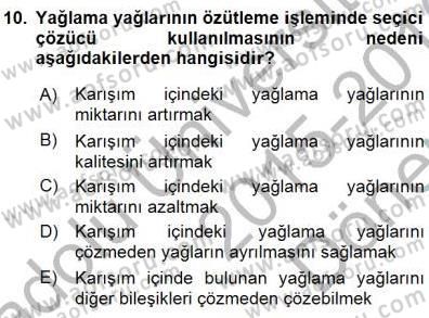 Geleneksel Enerji Kaynakları Dersi 2015 - 2016 Yılı (Final) Dönem Sonu Sınav Soruları 10. Soru