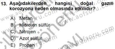 Geleneksel Enerji Kaynakları Dersi 2015 - 2016 Yılı (Final) Dönem Sonu Sınav Soruları 13. Soru