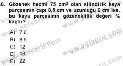 Geleneksel Enerji Kaynakları Dersi 2015 - 2016 Yılı (Final) Dönem Sonu Sınav Soruları 6. Soru