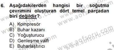 Yenilenebilir Enerji Kaynakları Dersi 2012 - 2013 Yılı (Final) Dönem Sonu Sınav Soruları 6. Soru
