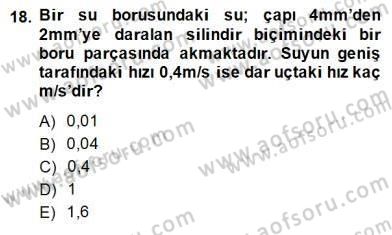 Yenilenebilir Enerji Kaynakları Dersi 2014 - 2015 Yılı (Final) Dönem Sonu Sınav Soruları 18. Soru