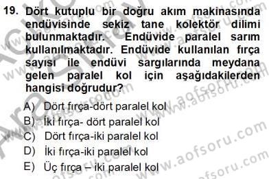 Elektrik Makinaları Dersi 2012 - 2013 Yılı (Vize) Ara Sınav Soruları 19. Soru