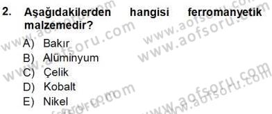 Elektrik Makinaları Dersi 2012 - 2013 Yılı (Vize) Ara Sınav Soruları 2. Soru