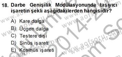 Elektrik Makinaları Dersi 2014 - 2015 Yılı (Final) Dönem Sonu Sınav Soruları 18. Soru