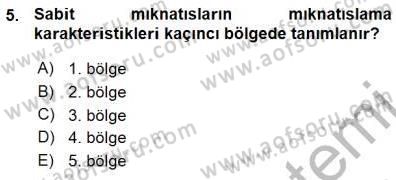 Elektrik Makinaları Dersi 2015 - 2016 Yılı (Vize) Ara Sınav Soruları 5. Soru