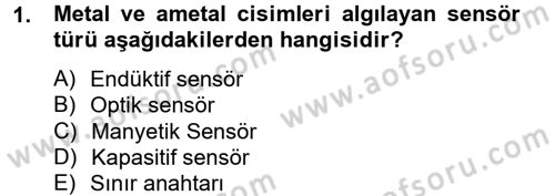 Elektrik Bakım, Arıza Bulma ve Güvenlik Dersi 2012 - 2013 Yılı (Final) Dönem Sonu Sınav Soruları 1. Soru